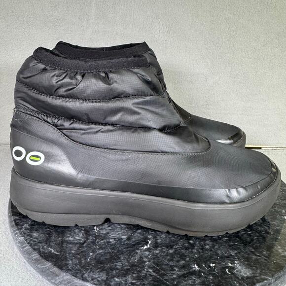 OOFOS Oomg Black Snow Bootie Women’s Size 7 US - Picture 3 of 8